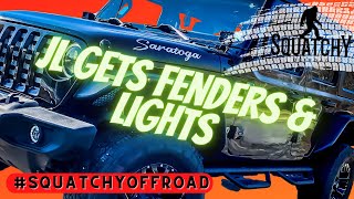Barricade Fenders, Inner Fenders, & Rock Lights Install on ‘18 JL!!