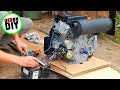 V-Twin 20 HP Rotek Engine Startup - Tracked Amphibious Vehicle Build Ep. 1