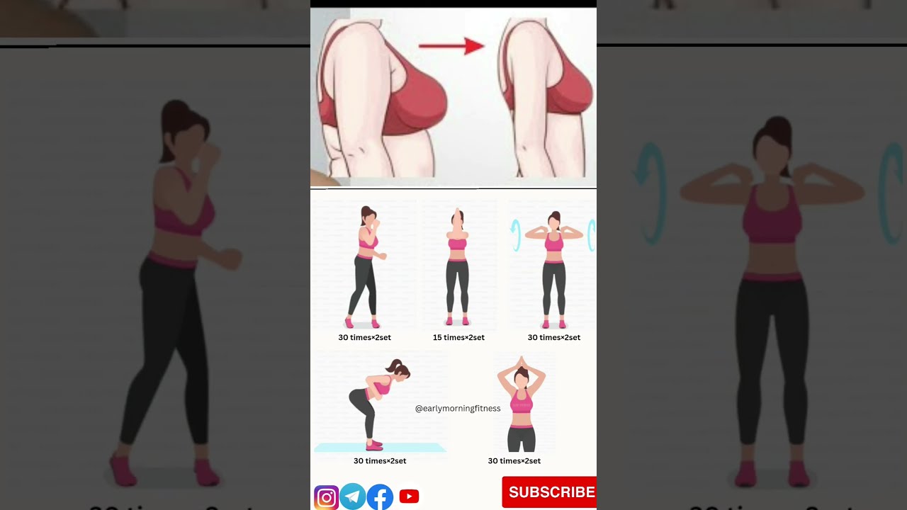 Breast Reduce Exercise At Size Fitness Shorts Workout