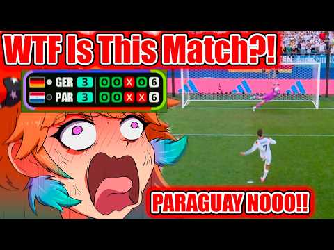 Kiara Absolutely Loses It During The Germany vs Paraguay Penalty Shootout
