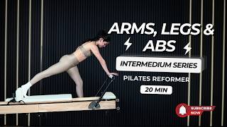 20 Minutes Intermedium Arms & Legs Pilates Reformer Workout | Ava Reform