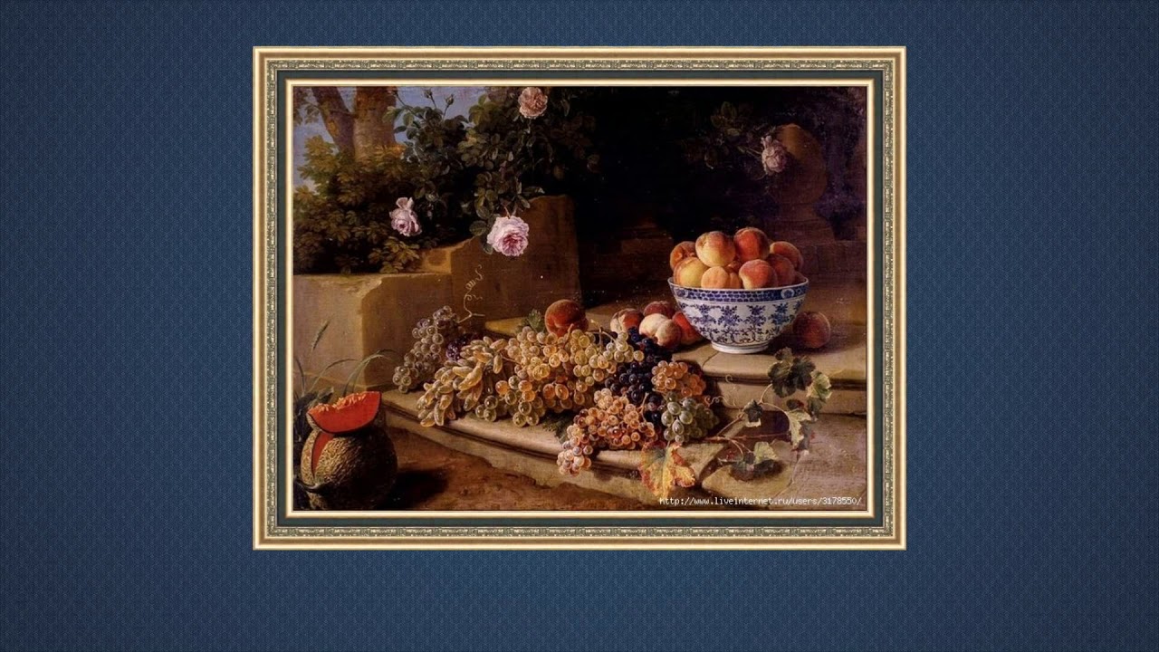 Видеоклип - Картины Яна вана Хёйсума цветочного Рафаэля (1682 - 1749) -  YouTube