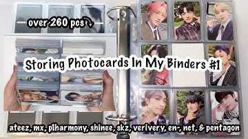Storing Photocards In My Binders #1