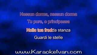 Luciano Pavarotti - Nessun dorma KARAOKE
