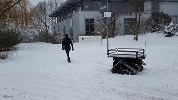 Ziesel UGV - Fully Autonomous FollowMe Mode in Snow