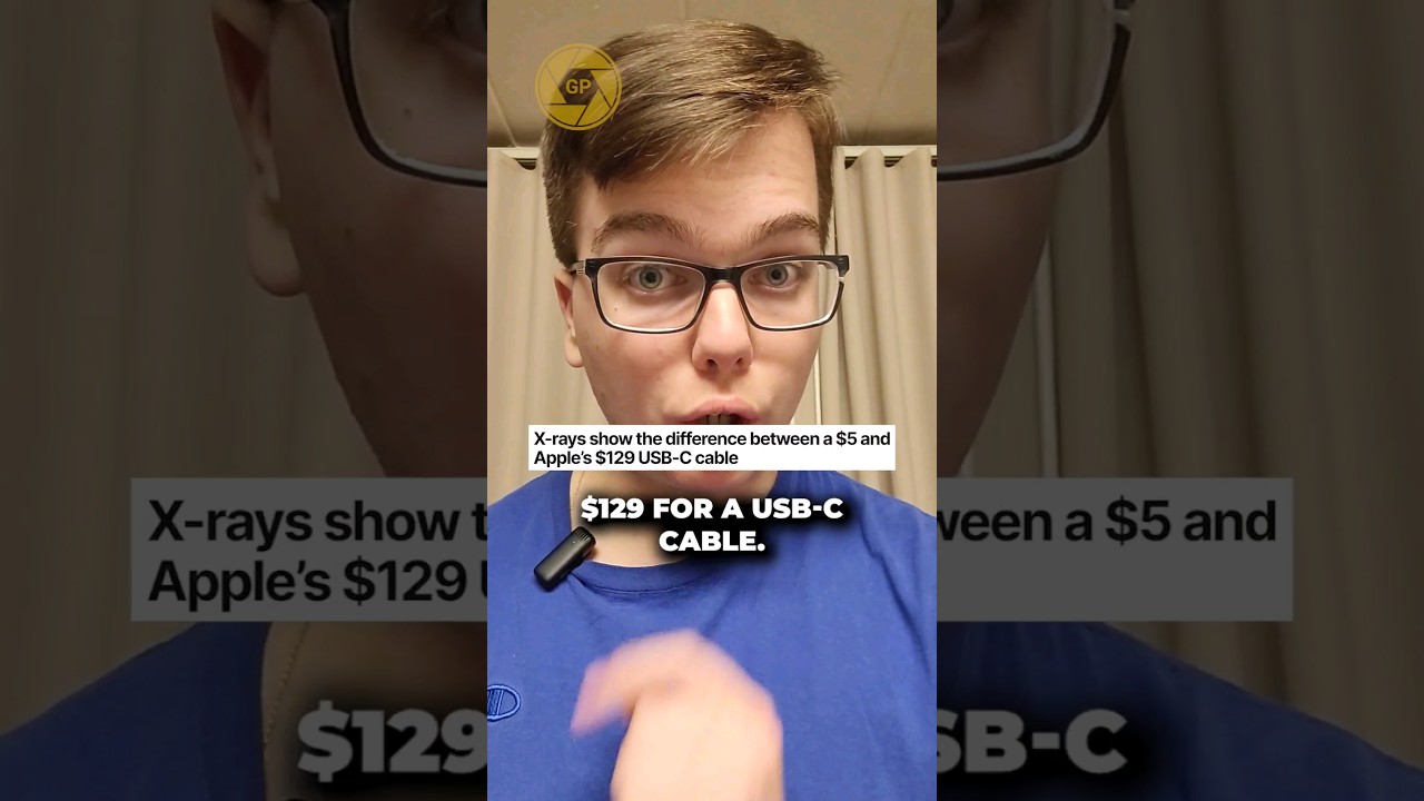 🤯🍎 Why Apple CHARGES $129 FOR A USB-C CABLE ⚡️🔌 #shorts #apple #iphone #chargers