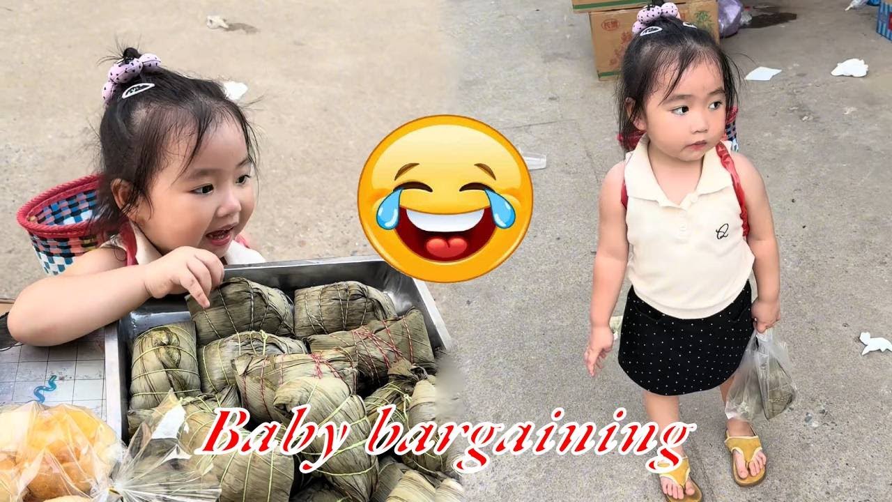Human cubs will bargain with the boss when buying zongzi【Nanning First Sister】