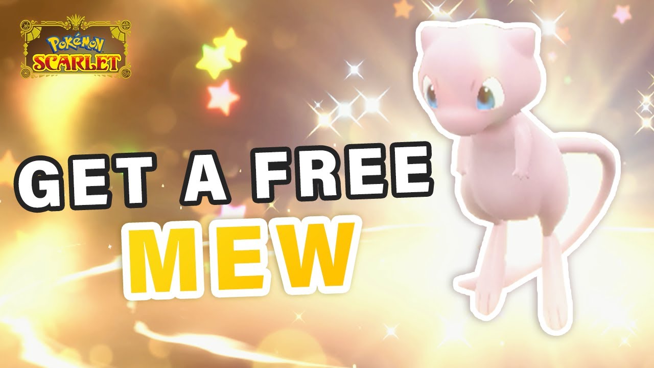 Grab a free Mew in Pokemon Scarlet and Violet with this code before it's  too late