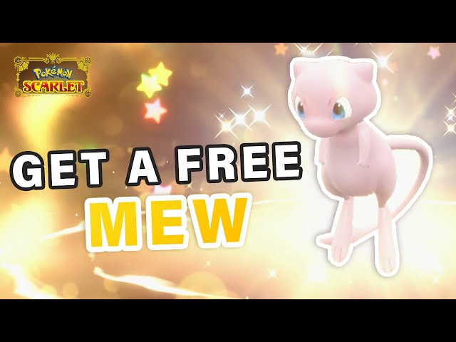 PKMNcast on X: A new Mystery Gift code to receive the Mythical Pokémon Mew  in Pokémon Scarlet and Violet has been revealed! Each Mew will have a  different Tera Type. 🎁 Code
