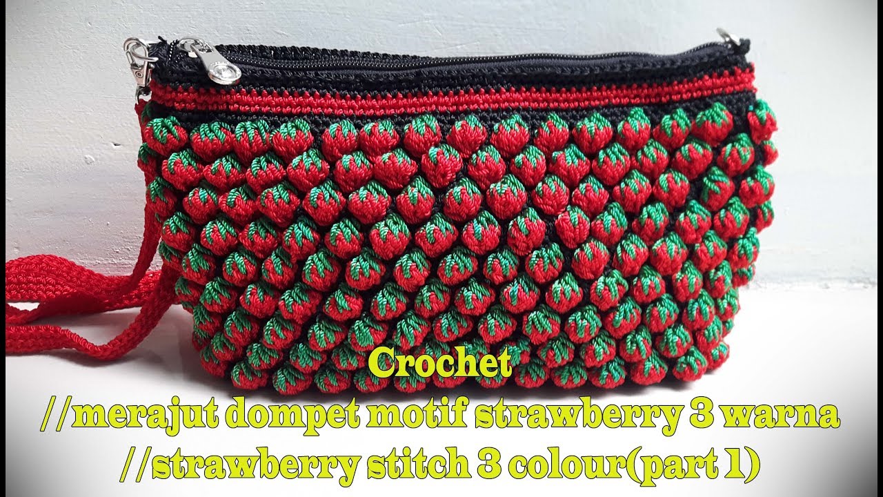 Cara Membuat Dompet Rajut Menggunakan Inner Crochet Purse With Inner Youtube Dompet Rajut Dompet Rajutan
