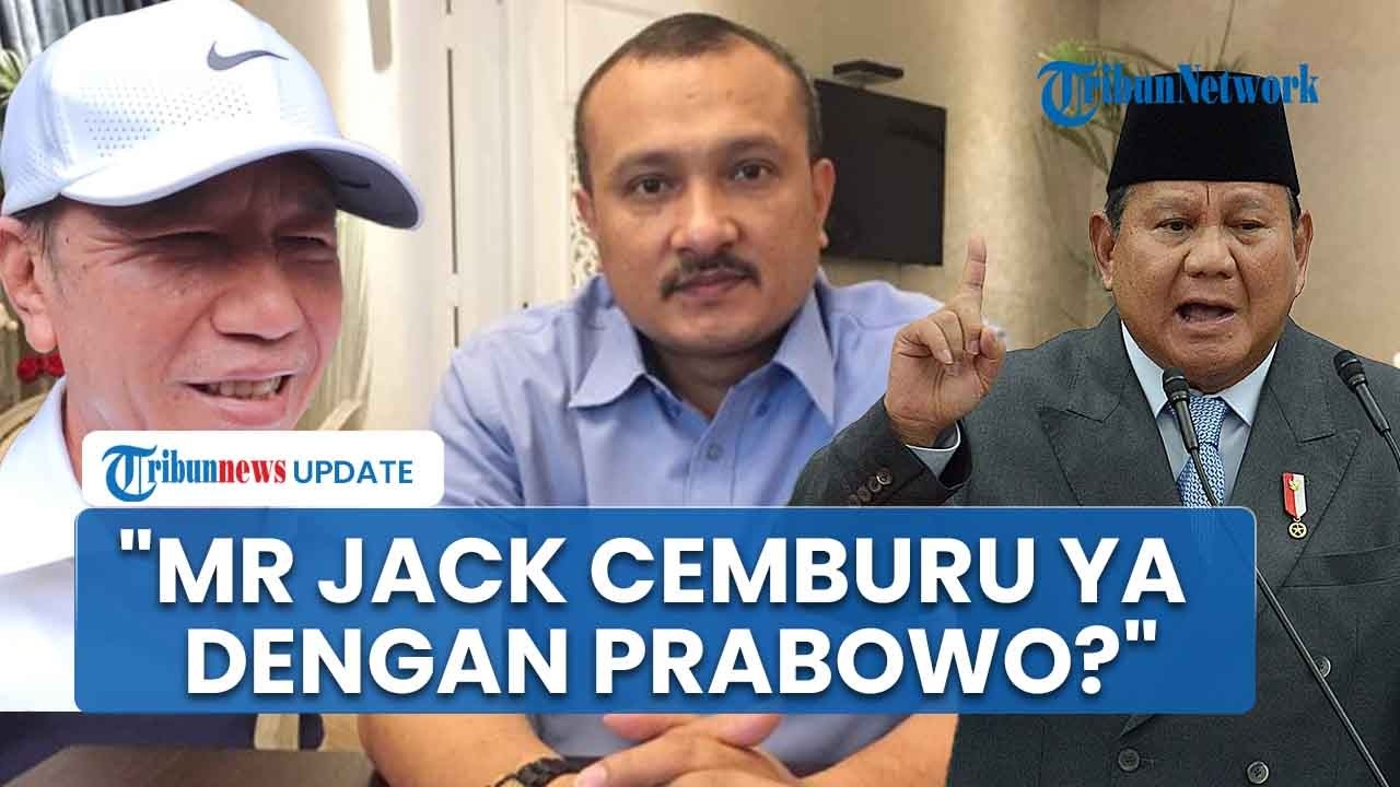 Sindiran Politisi PDIP ke Jokowi terkait UU KPK: Mr Jack Cemburu ya Prabowo Tinggi Aproval Ratingnya