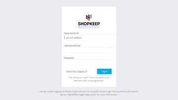 How to Log Into the ShopKeep BackOffice - Support Video
