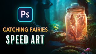 Catching FAIRIES in Photoshop - Photo Manipulation Art