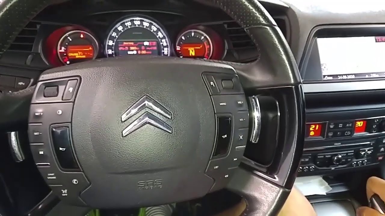 Citroen C5 wymiana czujników parkowania YouTube