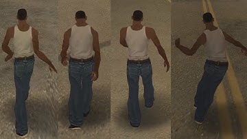 GTA: SA all default walking animations