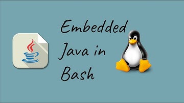 Embedded Java in Bash