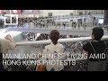 How do mainland Chinese citizens living in Hong Kong feel about the protests?