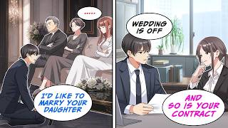 [Manga Dub] Her family mocked me, so I called off the wedding, then her dad's firm...!? [RomCom]