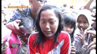 Siswi SD Nangis Berharap Risma Tetap di Surabaya