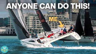 MY FIRST TIME RACING A SAILBOAT