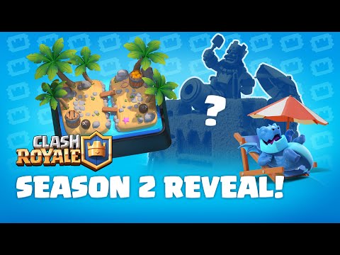 Clash Royale: Season 2 Update! 🏝️ First look at a NEW Pass Royale, Tower Skin & Arena! TV Royale