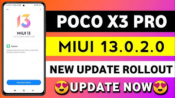 Poco X3 Pro MIUI 13.0.2.0 Update | Poco X3 Pro New Update | Poco X3 Pro Update |Poco X3 Pro 13.0.2.0