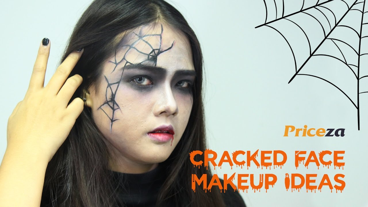 Cara Bikin Makeup Cracked Face Untuk Ide Pesta Halloween Kamu YouTube