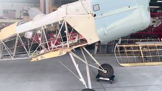 Jungmann 2305Z Back On Its Landing Gear After 40 Years