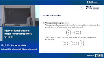 Interventional Medical Image Processing (IMIP 2016) - Lecture 8