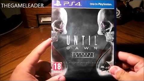 Until Dawn Extended Edition (PS4) -  Unboxing