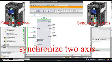 TIA Portal synchronize 2 axis (SINAMICS G120) use technology objects