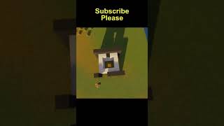 Minecraft Tutorial: How To Build a Small Survival Starter House in Minecraft #Shorts​ #2