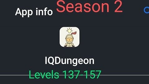 IQ Dungeon Walkthrough [Levels 137-157]