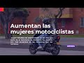 Aumenta el número de mujeres motociclistas