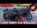 1000RR TÜNEL SHOW | +299 KM/H İLE SOLLADI | ELEKTRİKLİ EKER | HONDA CBR1000RR, YAMAHA MT07