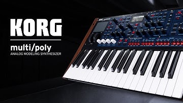 Korg multi/poly Demo: Custom Presets for Ambient, Techno and Electronica: Parallax Sound Pack