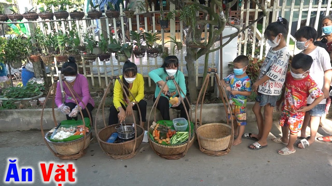 Buổi Trưa Bán ĐỒ ĂN VẶT Như Thế Này Các Bé Rất Thích