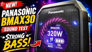 New Panasonic Bmax30 Strong Bass Bluetooth Speaker Sound Test 2026