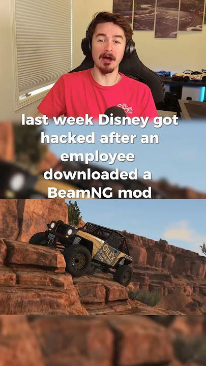 A BeamNG Mod Got Disney Hacked 😳 #beamng