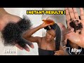 Instant results! I use this rinse to reduce hair shedding | at home remedy for hair loss/shedding