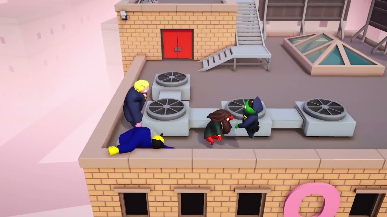 Gang Beasts Solo Roof 