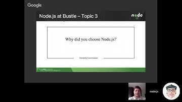 Enterprise Conversation Episode 7: Node.js + Bustle