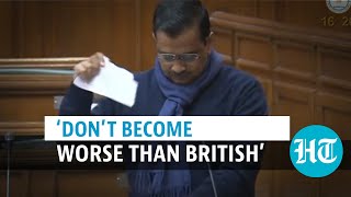 Watch: Kejriwal tears copies of farm laws, says ‘cannot betray farmers’