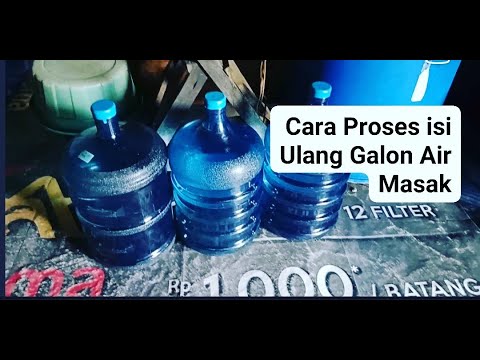 Isi ulang air masak cara praktis,murah dan sederhana.cocok utk usaha pemula dgn untung besar. Isi ul. 