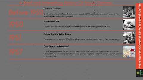 A Brief and Interesting History of Stock Based Compensation