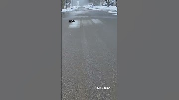 snow storm bash with the traxxas stampede 4x4 #rc #radiocontrolled #2s #stampede4x4 #rcbashing