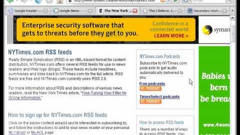 Google Reader Tutorial