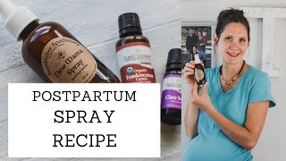 Postpartum Spray DIY | NATURAL POSTPARTUM CARE | Bumblebee Apothecary