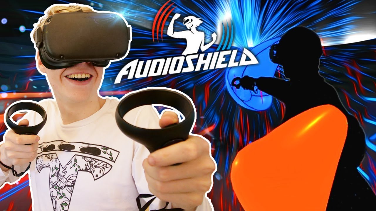BEAT SABER but with SHIELDS! Audioshield (Oculus Quest Gameplay) - YouTube