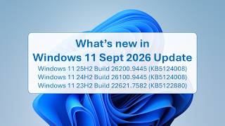 Windows 11 September 2026 Update New Feature